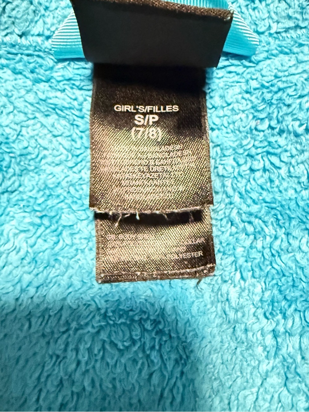 The North Face Aqua Blue and Light Gray Fleece Jacket - Picture 6 of 7